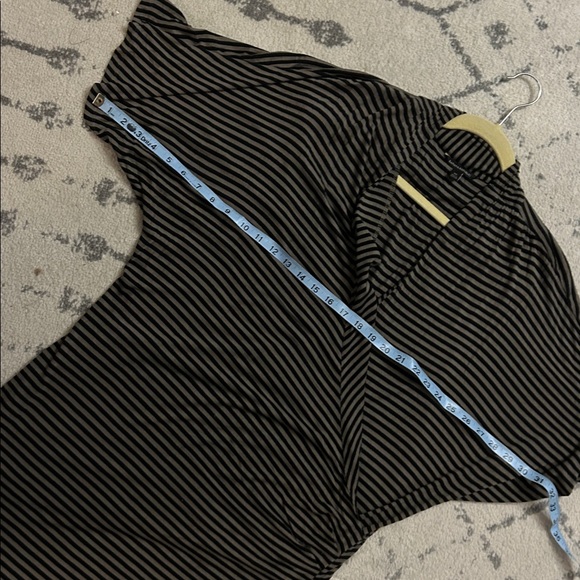 Banana Republic Black and khaki Striped Dress - Picture 6 of 8